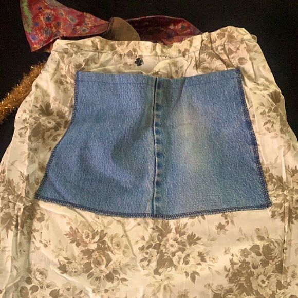 BOHO Vintage Retro DIY JNCO Jeans purse Recycled Repurposed - Picture 11 of 13